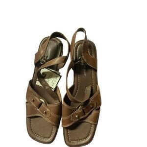 Montego Bay Club Sandals 9W Brown Leather